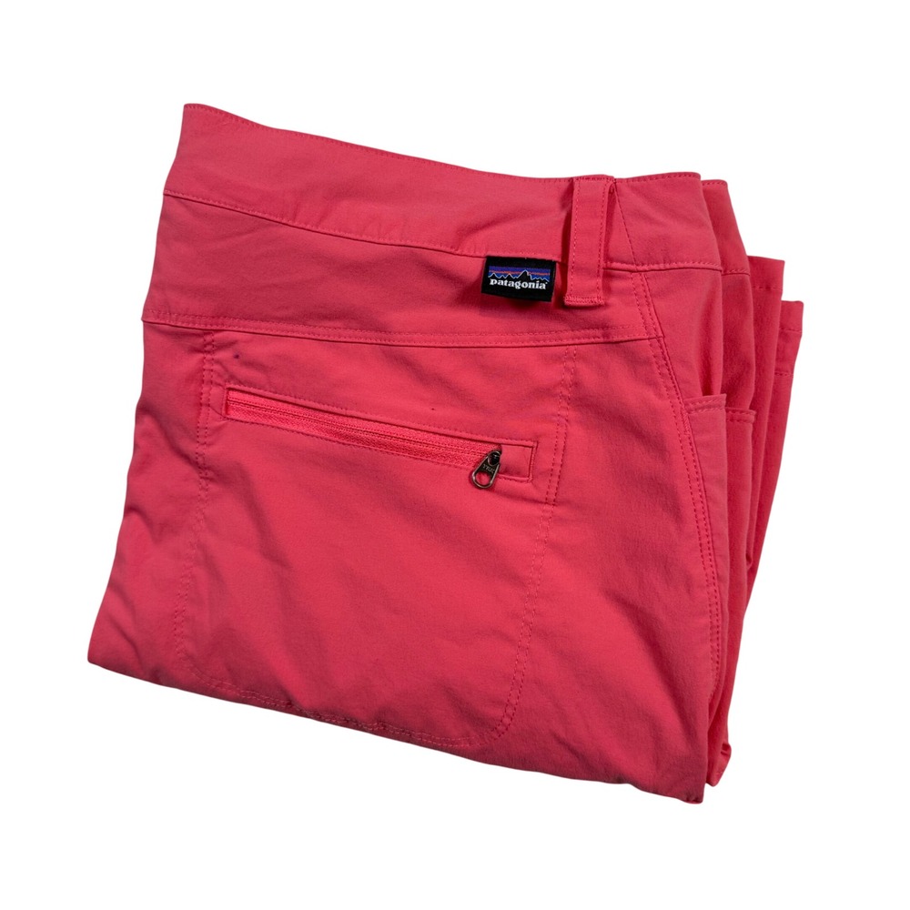 Patagonia Quandary Skirt Womens 12 Pink Hiking Outdoor Stretch Cargo Mini Skirt